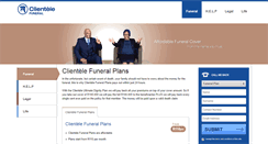 Desktop Screenshot of clientelelifeinsurance.co.za